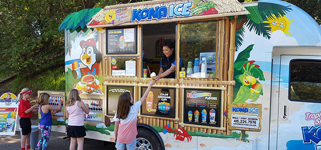 kona ice truck menu