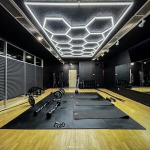 Inside gym of G Active Fit in Downtown Novato